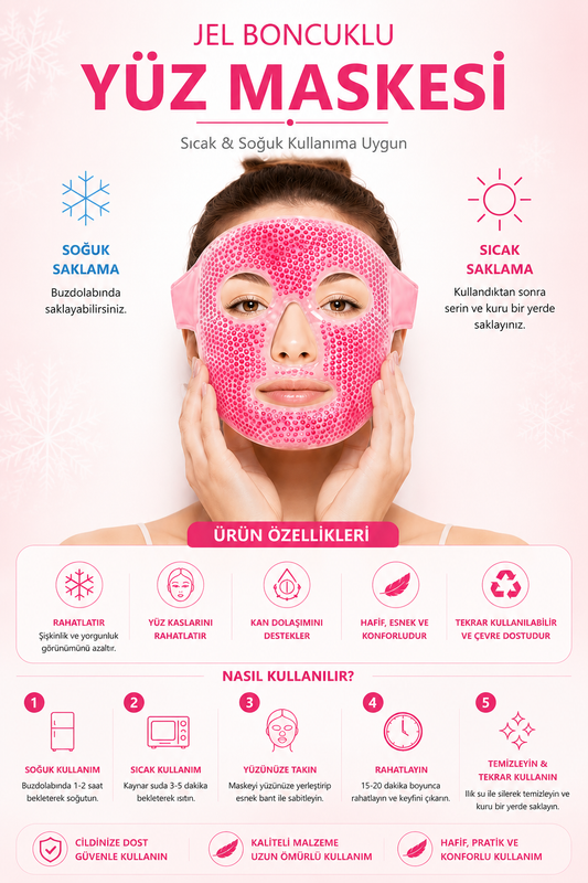 Jel Boncuklu Terapi Yüz Maskesi™